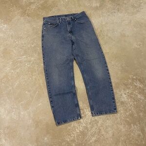 Wrangler Jeans Men’s 34x30 Blue Straight Leg Regular Fit Denim Medium Wash